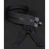15 cm - zip non séparable lurex