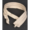 50 cm - zip double curseur séparable gris