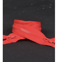 50 cm - zip double curseur séparable marine