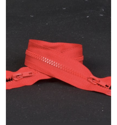 50 cm - zip double curseur séparable marine