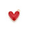Pendentif coeur émaillée