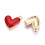 Pendentif coeur émaillée