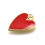 Pendentif grand coeur émaillée