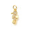 Pendentif hippocampe + zircon