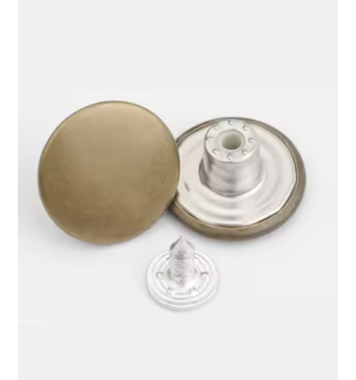 17mm - Bouton de jeans bronze