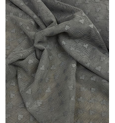 Tissu jacquard bio "Leaf" - Mind The Maker
