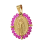 Pendentif pastille inoxydable poinçonnée