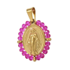 Pendentif pastille inoxydable poinçonnée