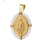 Pendentif pastille inoxydable poinçonnée
