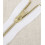 15 cm - zip non séparable lurex