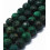 6mm - malachite facette - Chapelet pierre