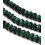 4mm - malachite facette - Chapelet pierre