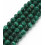 4x3mm - malachite facette - Chapelet pierre