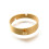 Bague fine avec anneau soudé