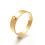 Bague fine avec anneau soudé