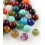 Lot de perles petits fleurs margueritte en acrylique (20pcs)