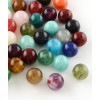 Lot de perles petits fleurs margueritte en acrylique (20pcs)