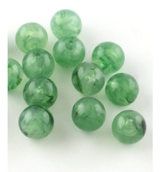 Lot de perles petits fleurs margueritte en acrylique (20pcs)