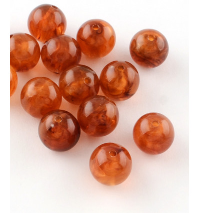 Lot de perles petits fleurs margueritte en acrylique (20pcs)