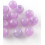 Lot de perles petits fleurs margueritte en acrylique (20pcs)