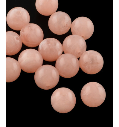 Lot de perles petits fleurs margueritte en acrylique (20pcs)