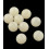 Lot de perles petits fleurs margueritte en acrylique (20pcs)