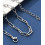 45cm - collier chaine petit trombone
