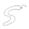 Collier chaine avec fermoir acier inoxydable