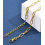 45cm - collier chaine petit trombone