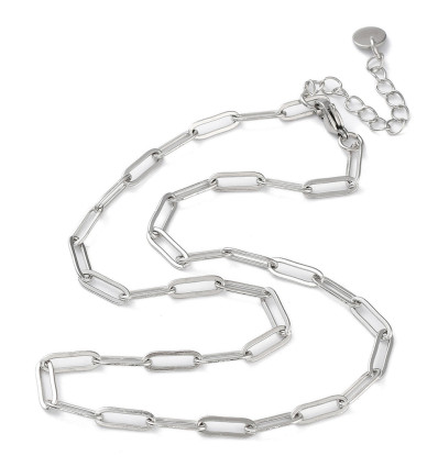 40cm - collier chaine petit trombone