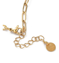 Collier chaine avec fermoir acier inoxydable