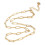 Collier chaine avec fermoir acier inoxydable