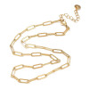 Collier chaine avec fermoir acier inoxydable