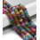 Chapelet pierre - jade teinté 4mm