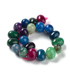 Chapelet pierre - jade teinté 4mm