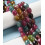 10mm - jade teinté ovale- Chapelet pierre