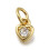 Pendentif coeur + zircon