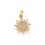 Pendentif soleil + zircon