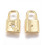 Pendentif cadenas + zircon