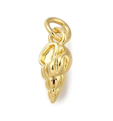 Pendentif oeil articulé + zircon vert