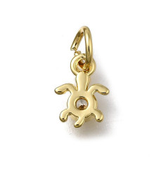 Pendentif petit tortue + zircon