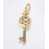 Pendentif oeil articulé + zircon vert