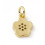 Pendentif oeil articulé + zircon vert