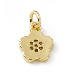 Pendentif fleur 5 pétales + zircon