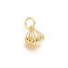 Pendentif oeil articulé + zircon vert