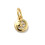 Pendentif oeil articulé + zircon vert