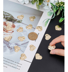 Pendentif coeur martelé