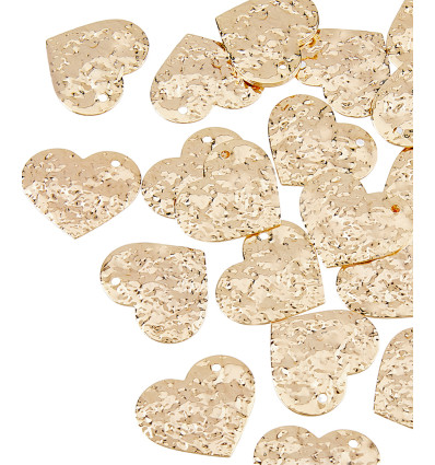 Pendentif coeur martelé