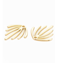 Pendentif feuille suspendue