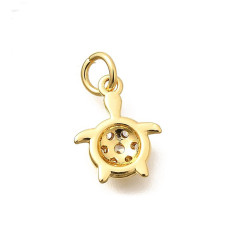 Pendentif petite tortue + zircon